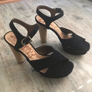 Sam Edelman Mabel Suede Jute Heels Size 9